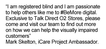 Action for Blind People supported by Talk Direct