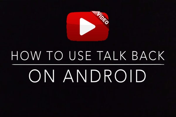How to download an app with talk back 